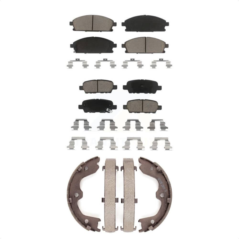Transit Auto - KCN-100008 - Front and Rear Disc Brake Pad Kits