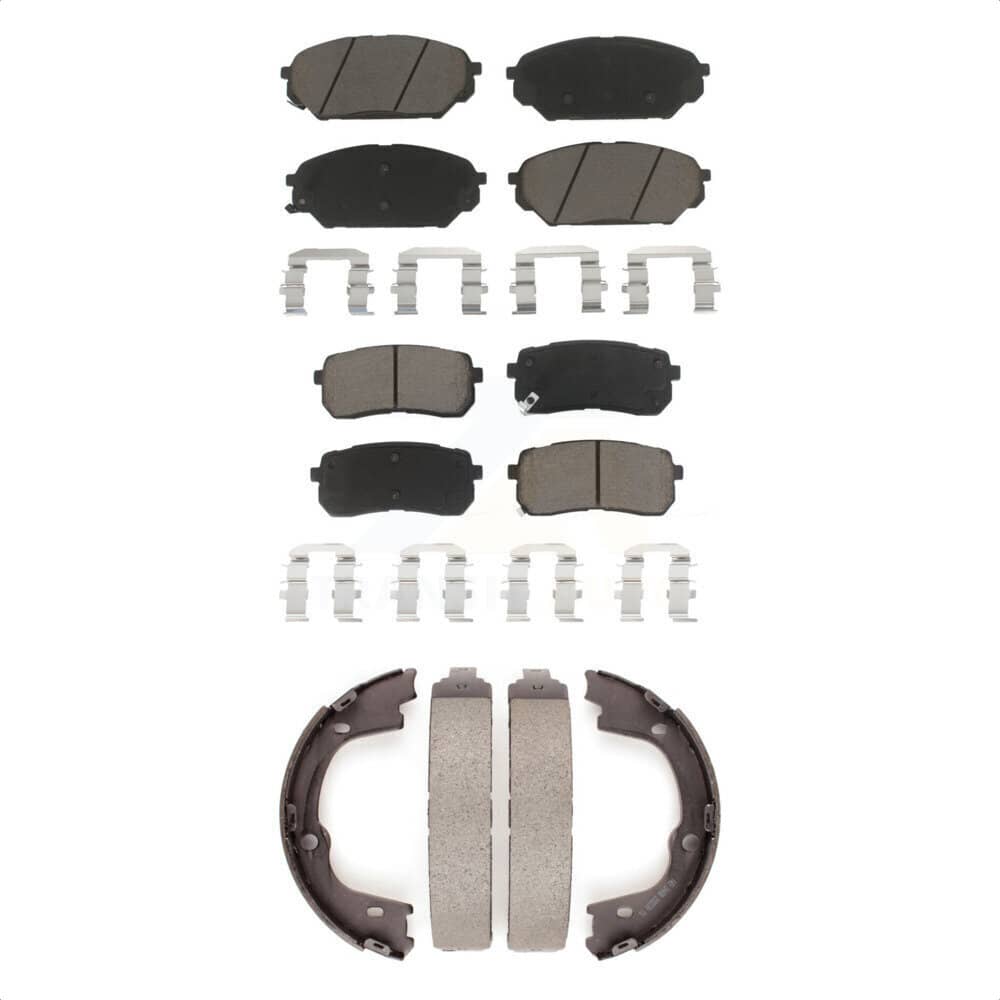 Transit Auto - KCN-100009 - Front and Rear Disc Brake Pad Kits