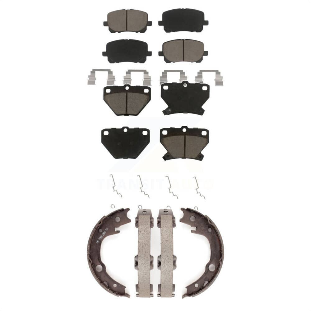 Transit Auto - KCN-100010 - Front and Rear Disc Brake Pad Kits