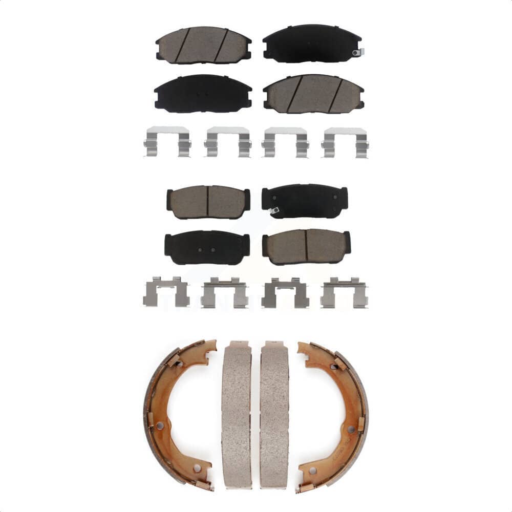 Transit Auto - KCN-100015 - Front and Rear Disc Brake Pad Kits