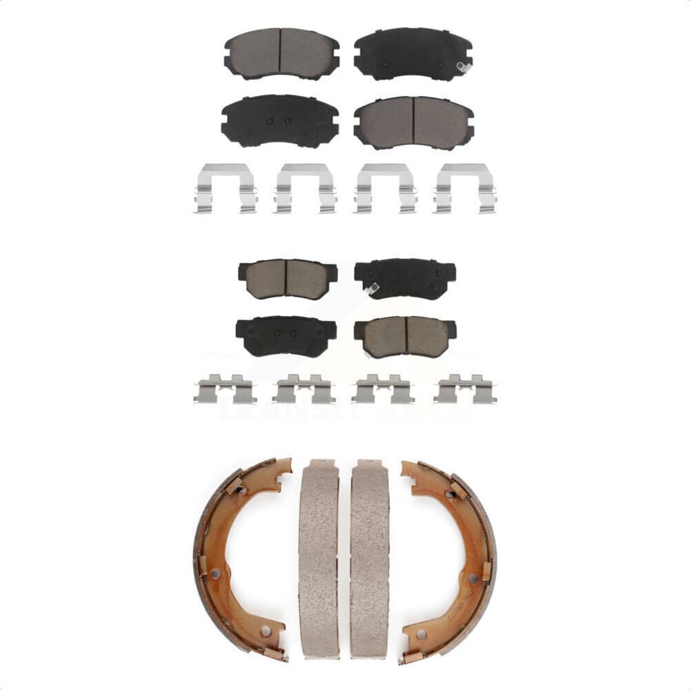 Transit Auto - KCN-100016 - Front and Rear Disc Brake Pad Kits
