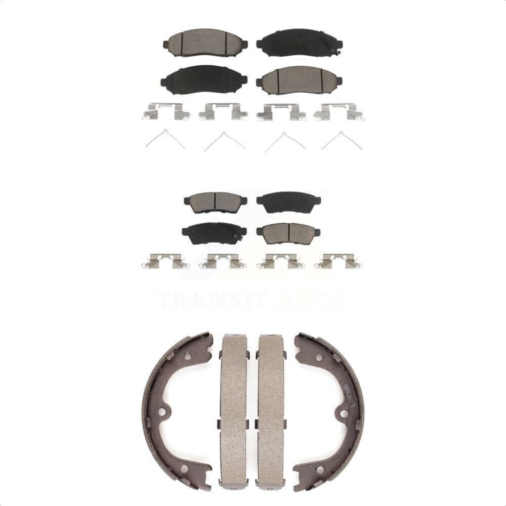Transit Auto - KCN-100075 - Front and Rear Disc Brake Pad Kits
