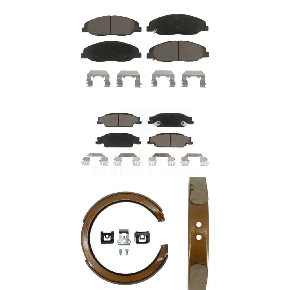 Transit Auto - KCN-100104 - Front and Rear Disc Brake Pad Kits