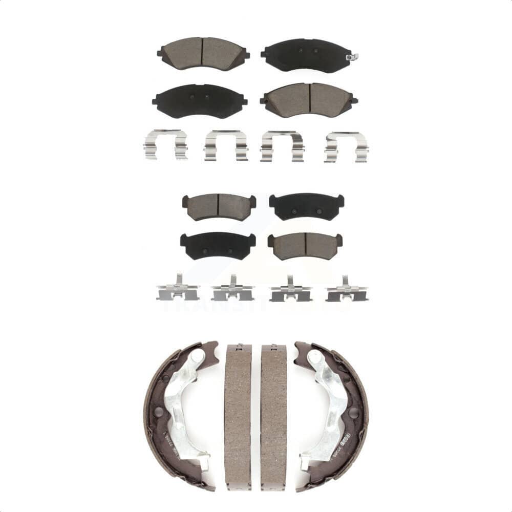 Transit Auto - KCN-100119 - Front and Rear Disc Brake Pad Kits