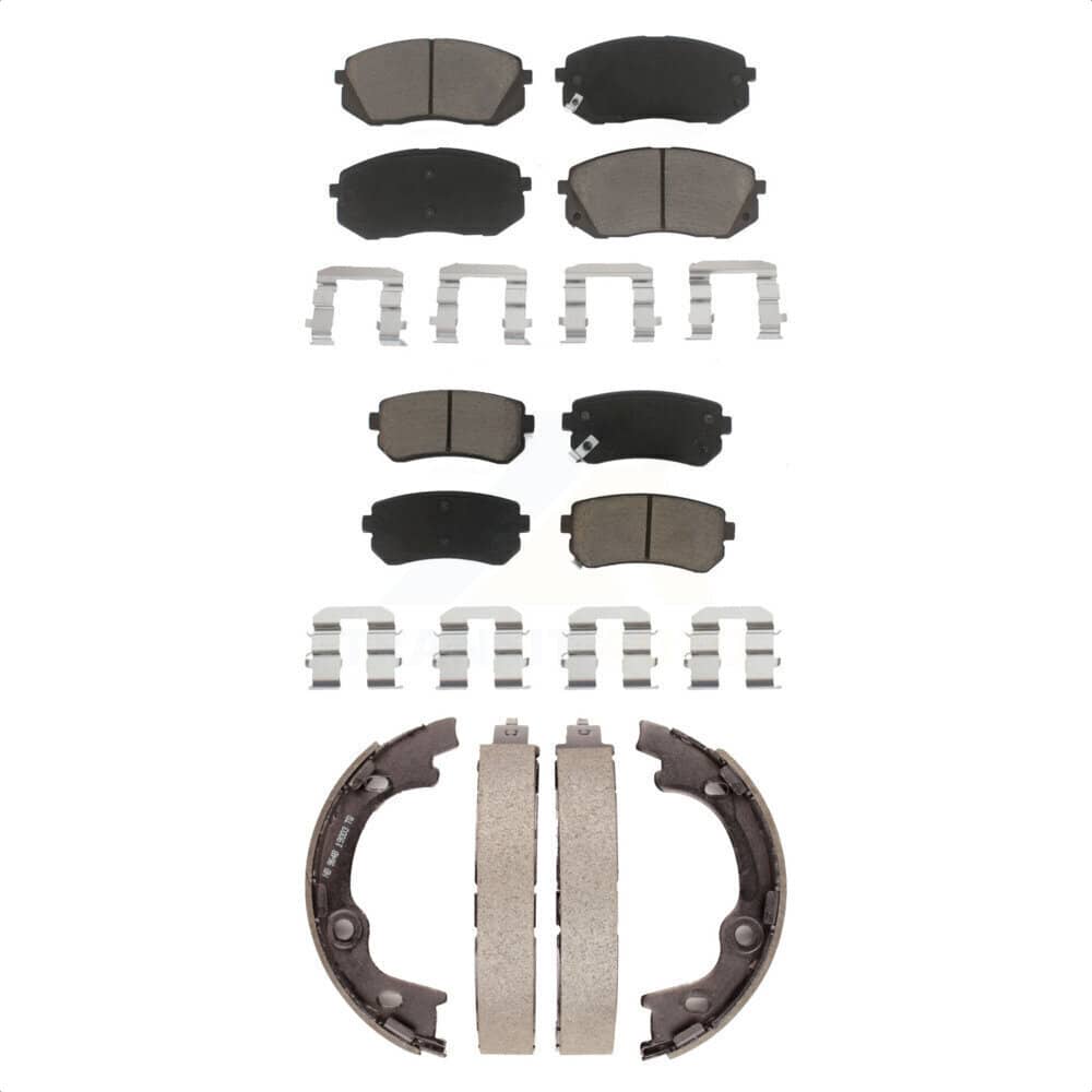 Transit Auto - KCN-100132 - Front and Rear Disc Brake Pad Kits