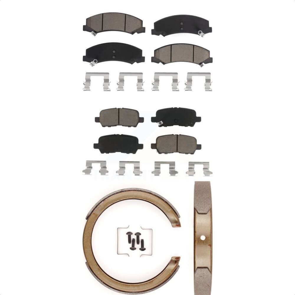 Transit Auto - KCN-100140 - Front and Rear Disc Brake Pad Kits