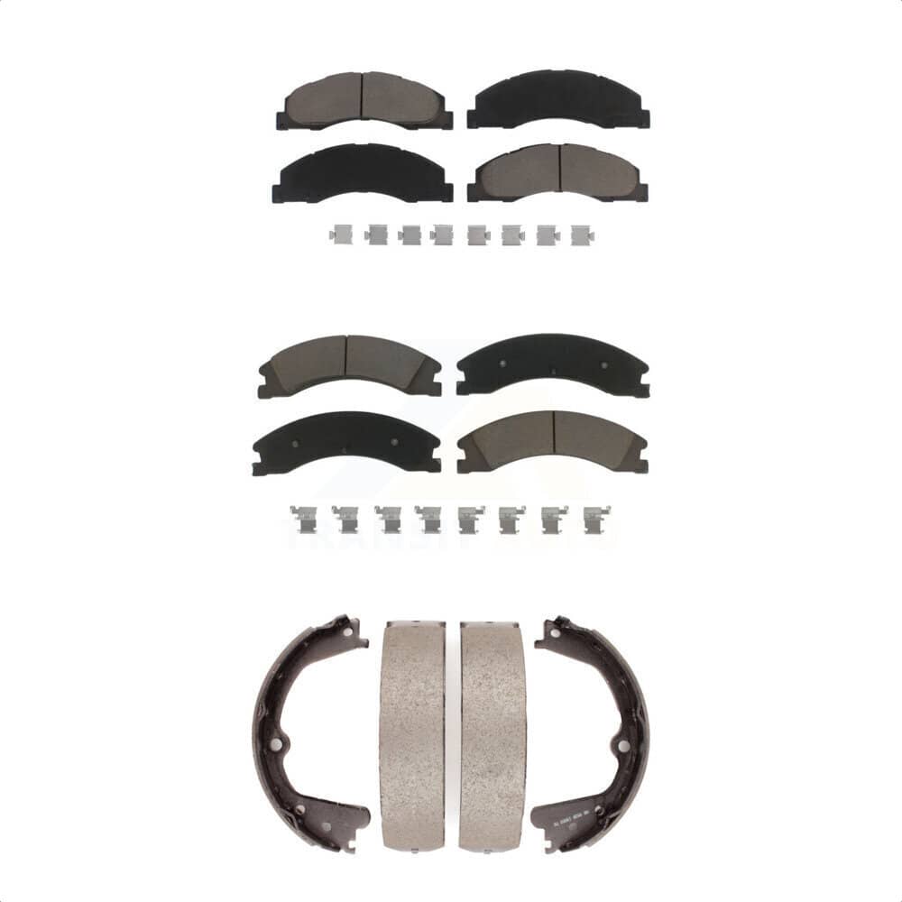 Transit Auto - KCN-100142 - Front and Rear Disc Brake Pad Kits