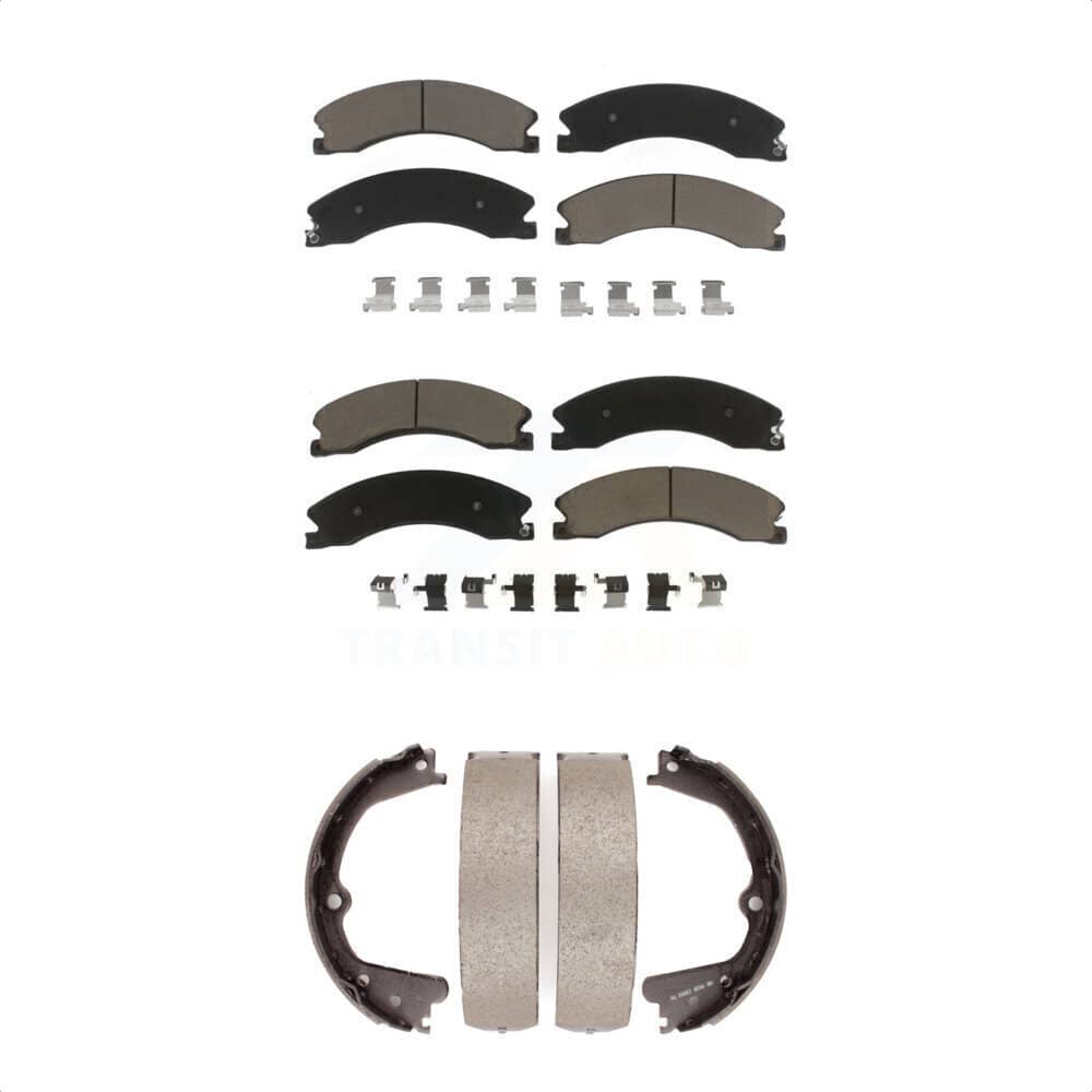Transit Auto - KCN-100143 - Front and Rear Disc Brake Pad Kits