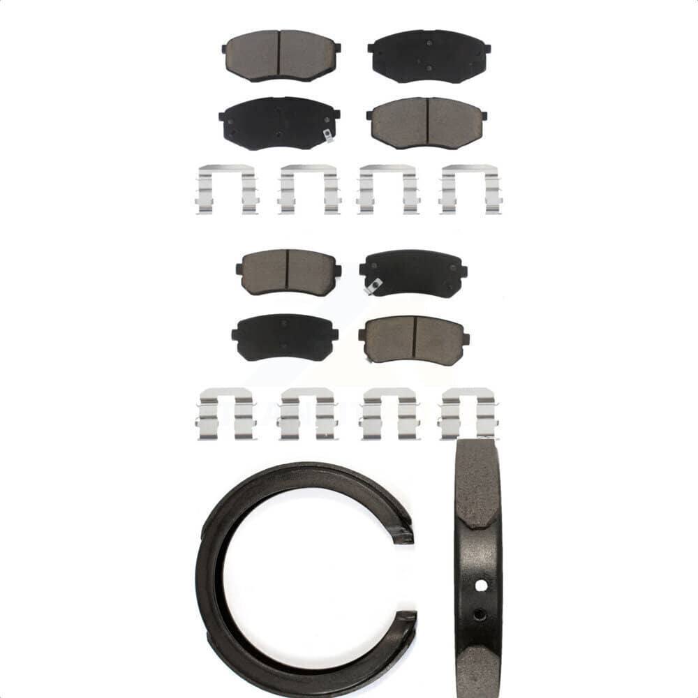 Transit Auto - KCN-100145 - Front and Rear Disc Brake Pad Kits