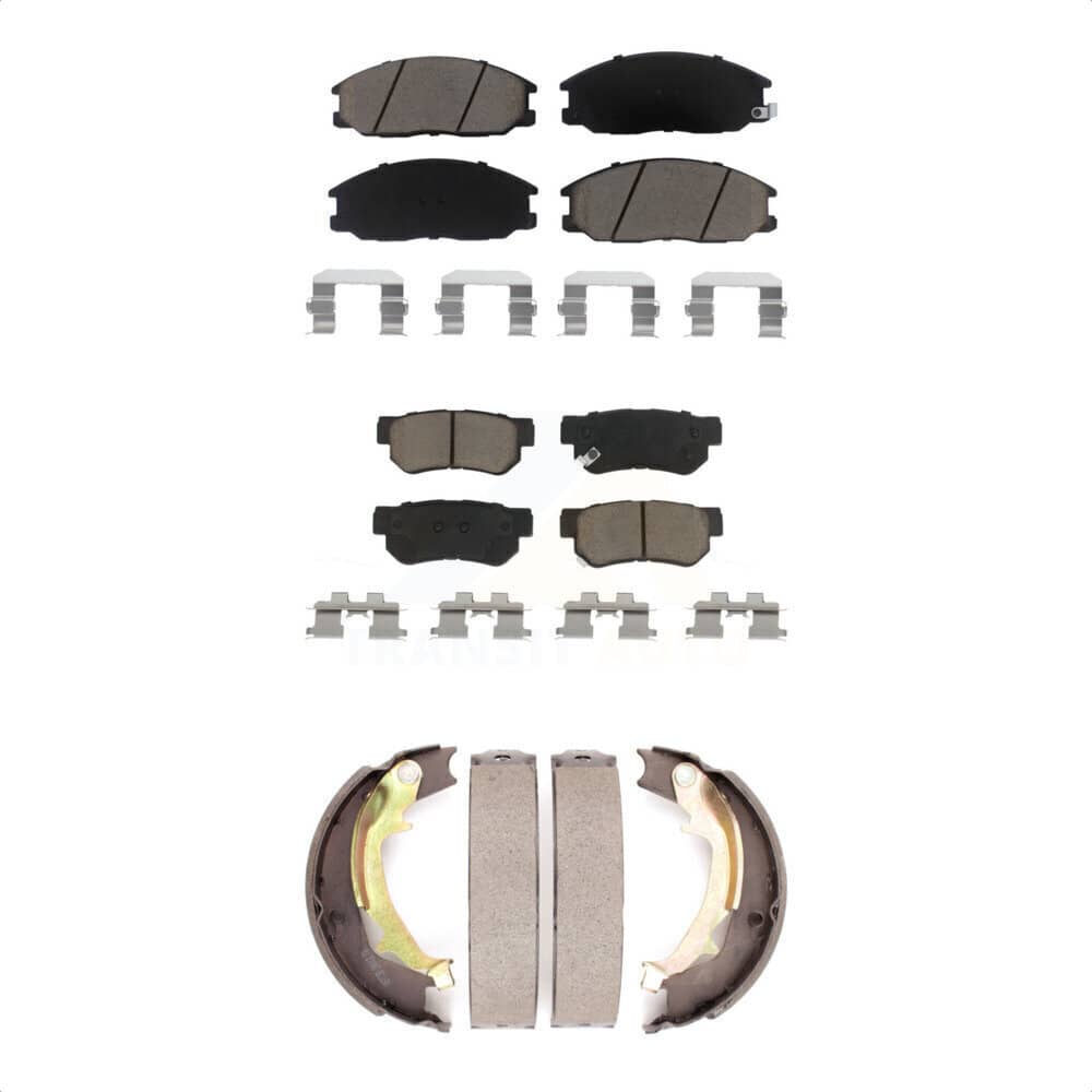 Transit Auto - KCN-100156 - Front and Rear Disc Brake Pad Kits