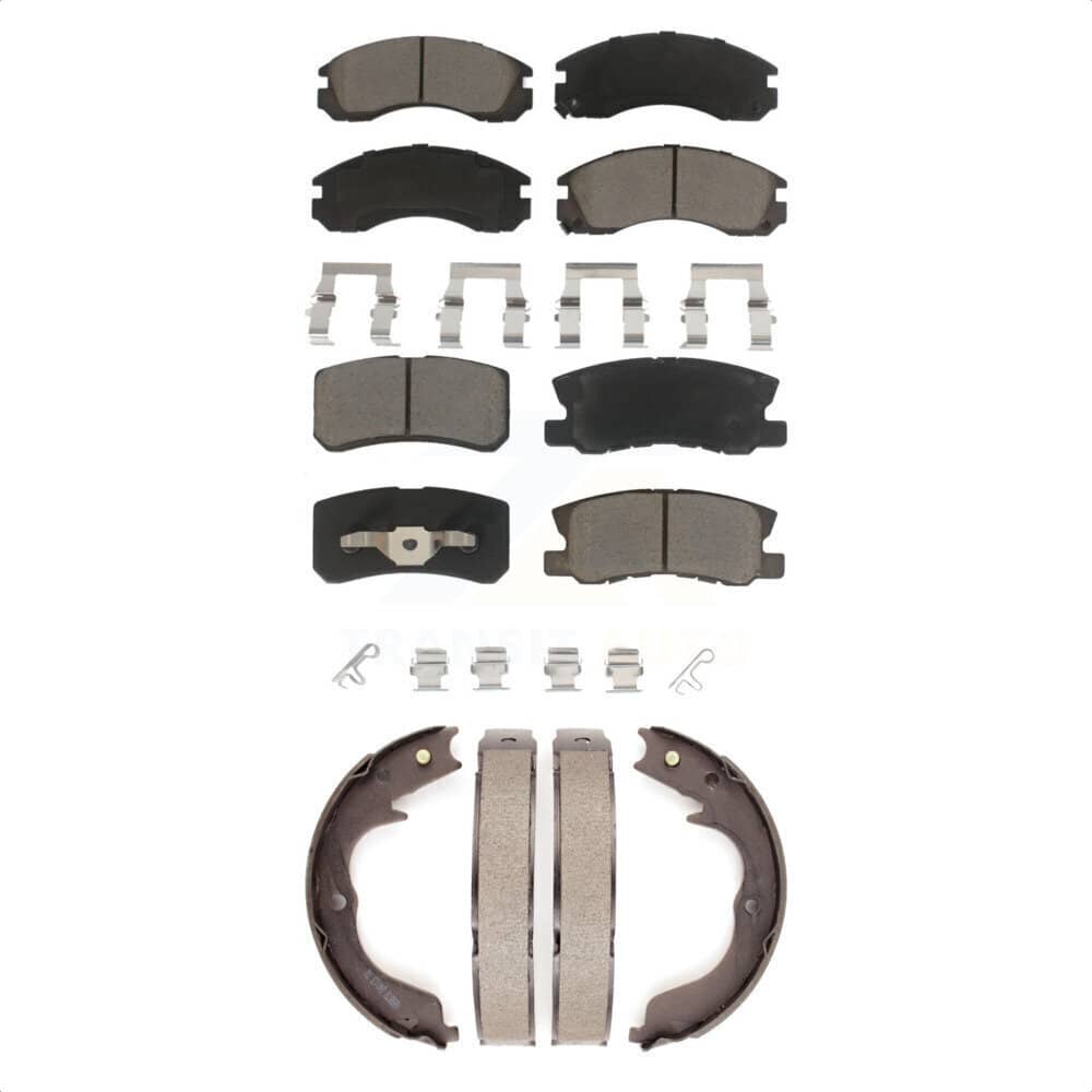 Transit Auto - KCN-100171 - Front and Rear Disc Brake Pad Kits