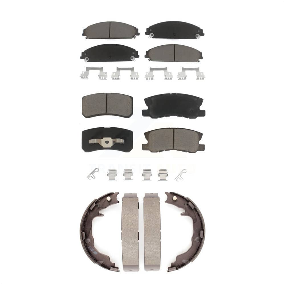 Transit Auto - KCN-100175 - Front and Rear Disc Brake Pad Kits