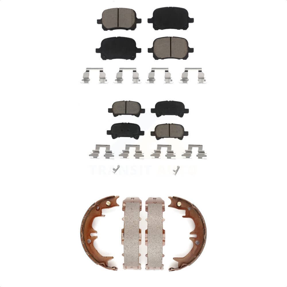 Transit Auto - KCN-100181 - Front and Rear Disc Brake Pad Kits