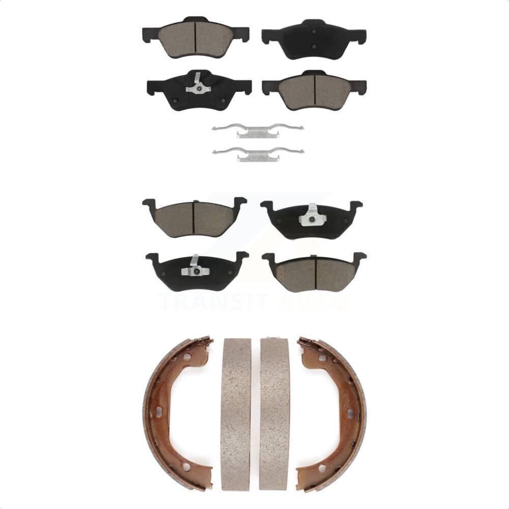 Transit Auto - KCN-100192 - Front and Rear Disc Brake Pad Kits