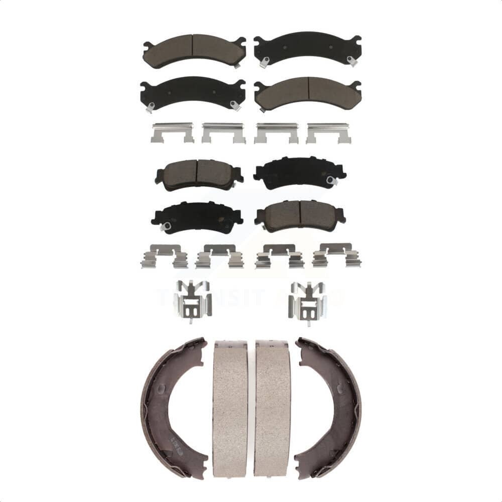 Transit Auto - KCN-100201 - Front and Rear Disc Brake Pad Kits