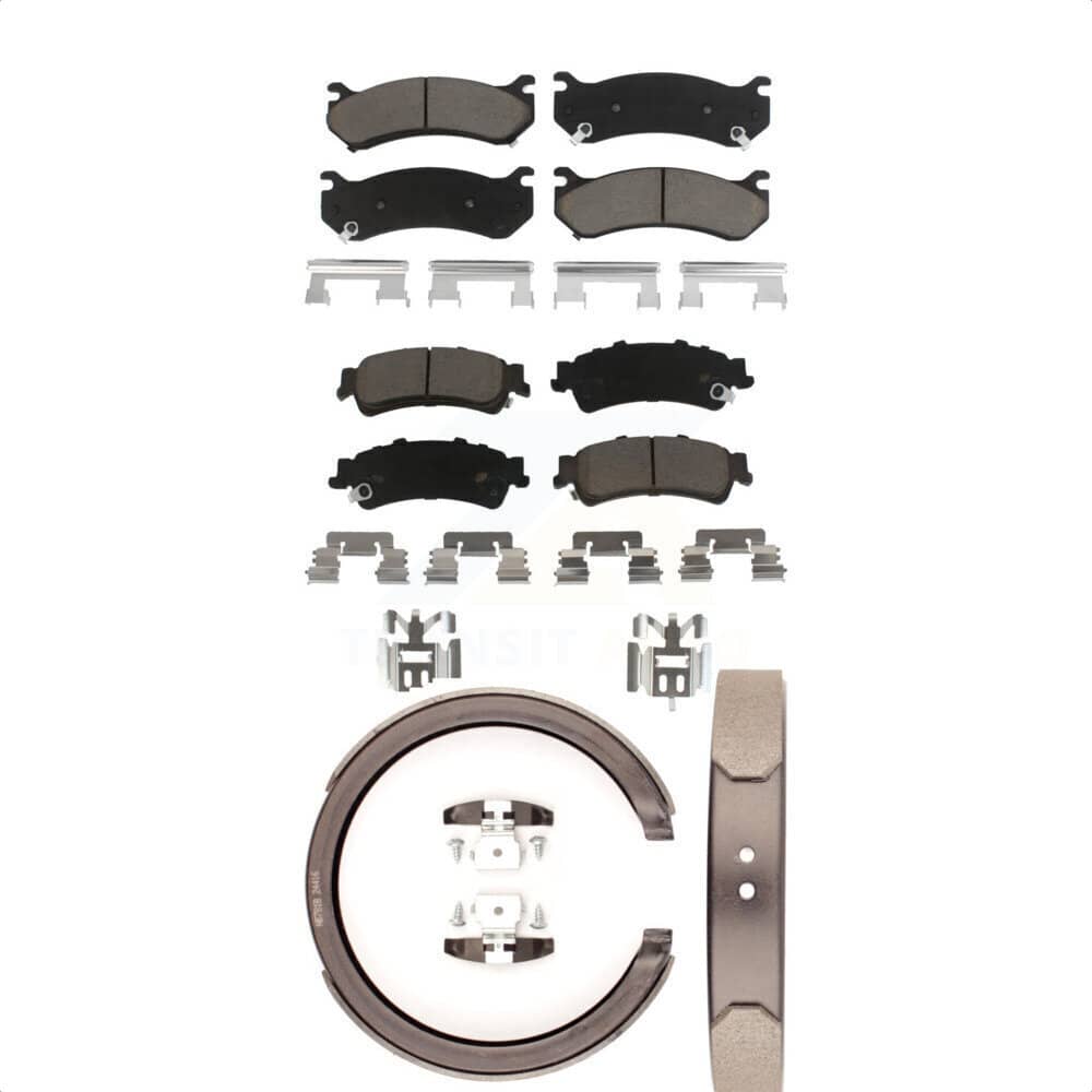 Transit Auto - KCN-100207 - Front and Rear Disc Brake Pad Kits