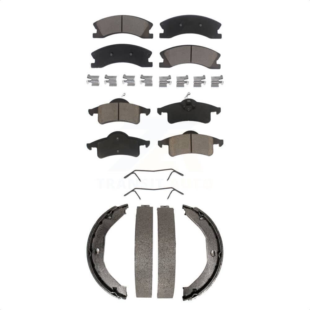 Transit Auto - KCN-100210 - Front and Rear Disc Brake Pad Kits