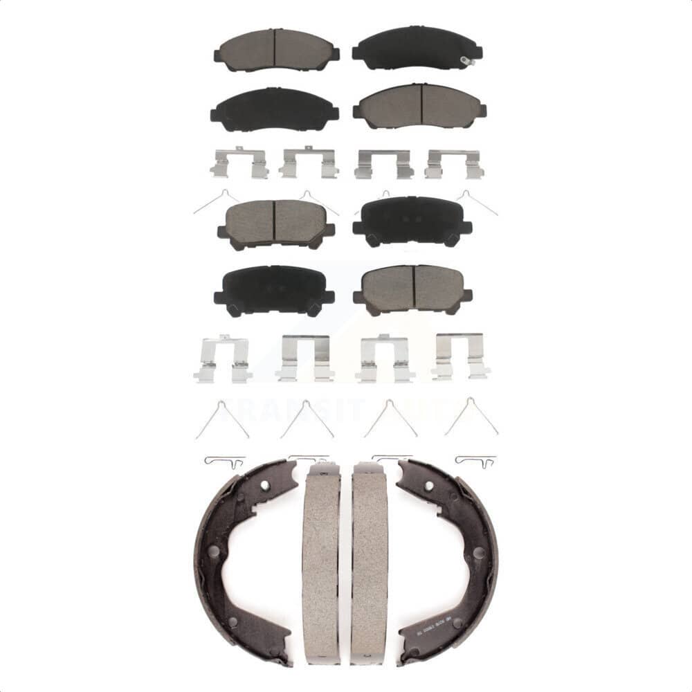 Transit Auto - KCN-100211 - Front and Rear Disc Brake Pad Kits