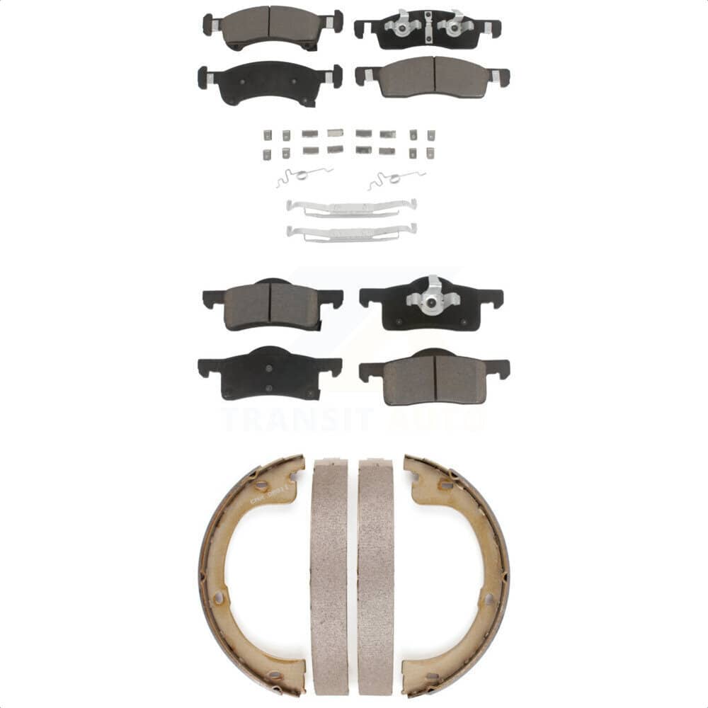 Transit Auto - KCN-100233 - Front and Rear Disc Brake Pad Kits