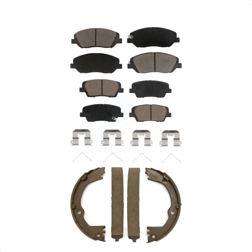 Transit Auto - KCN-100238 - Front and Rear Disc Brake Pad Kits