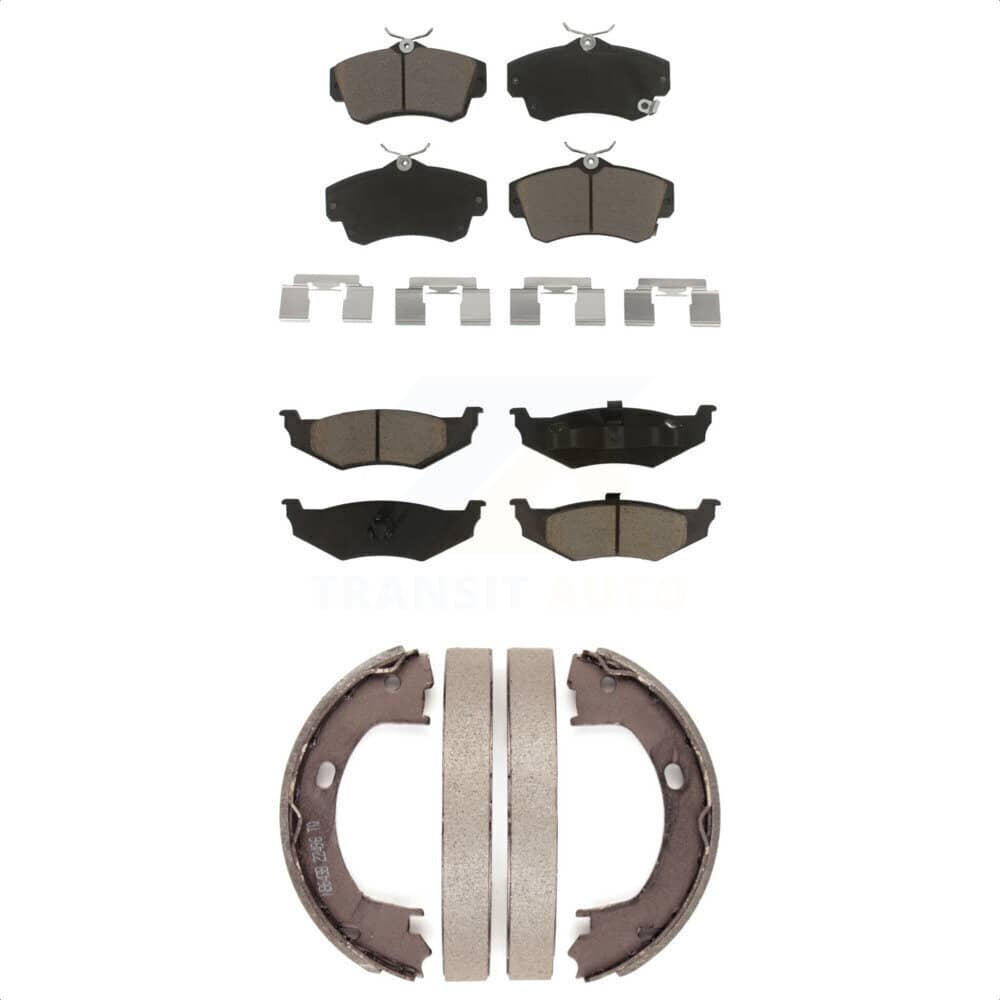 Transit Auto - KCN-100249 - Front and Rear Disc Brake Pad Kits