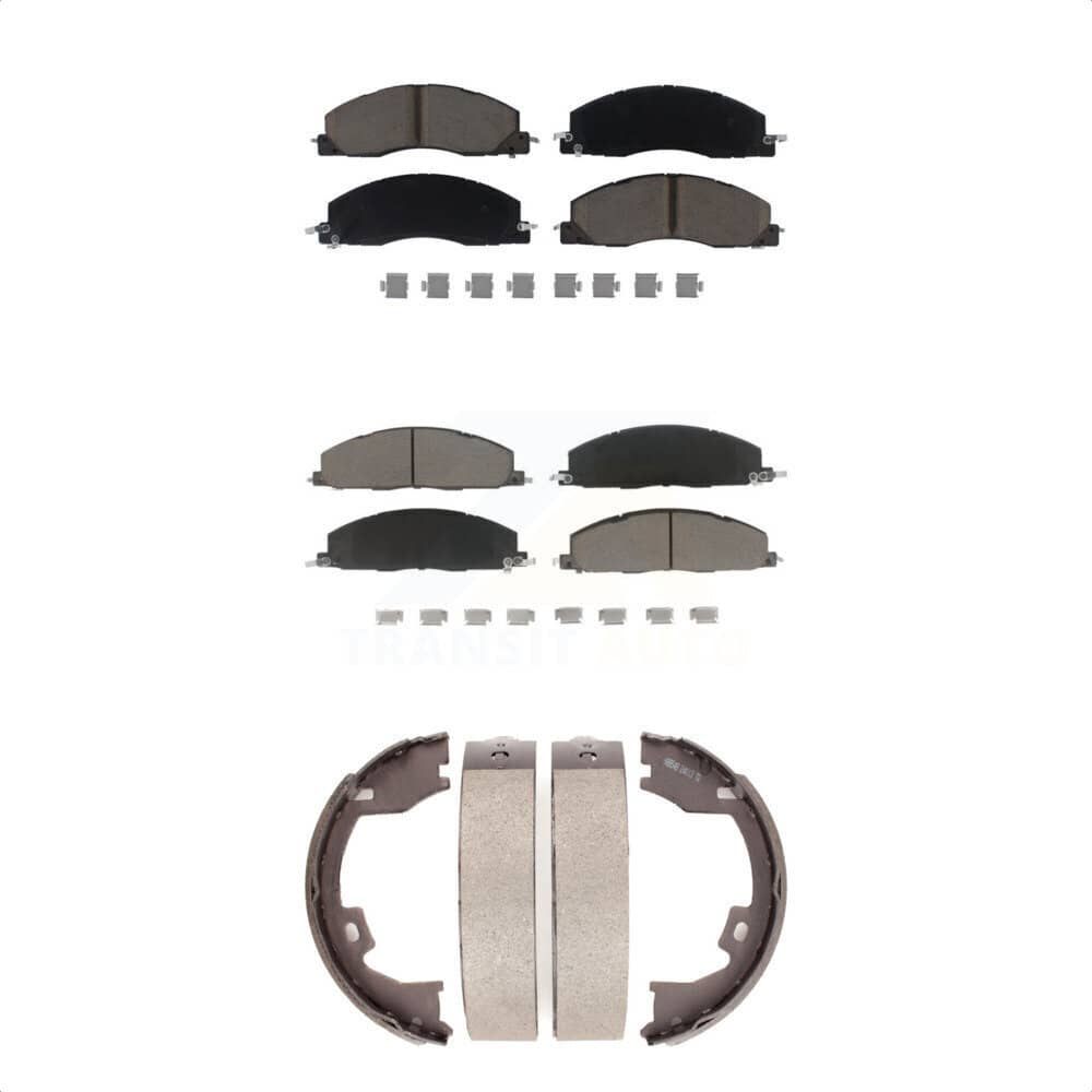 Transit Auto - KCN-100252 - Front and Rear Disc Brake Pad Kits