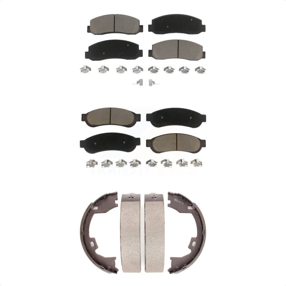 Transit Auto - KCN-100256 - Front and Rear Disc Brake Pad Kits