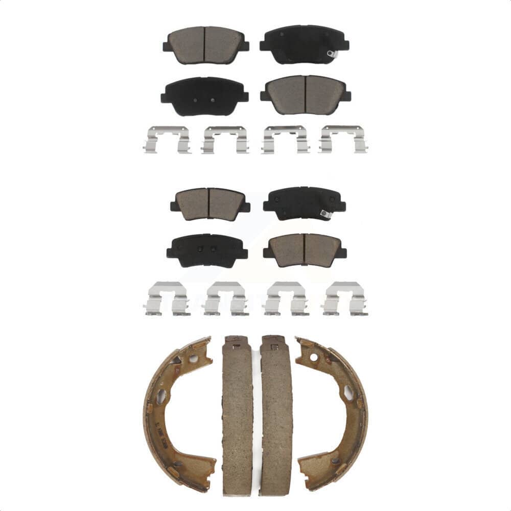 Transit Auto - KCN-100258 - Front and Rear Disc Brake Pad Kits