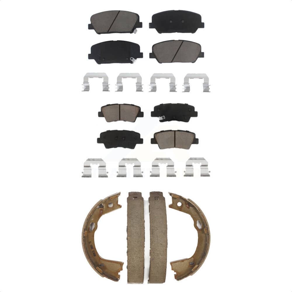 Transit Auto - KCN-100261 - Front and Rear Disc Brake Pad Kits