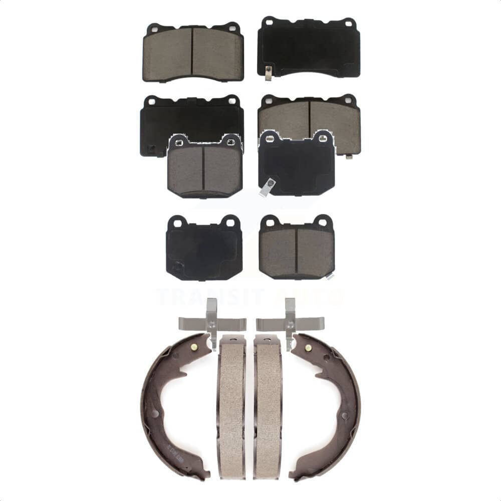 Transit Auto - KCN-100282 - Front and Rear Disc Brake Pad Kits