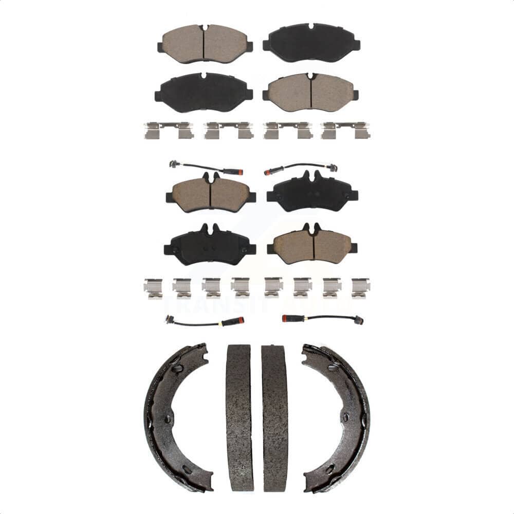 Transit Auto - KCN-100303 - Front and Rear Disc Brake Pad Kits