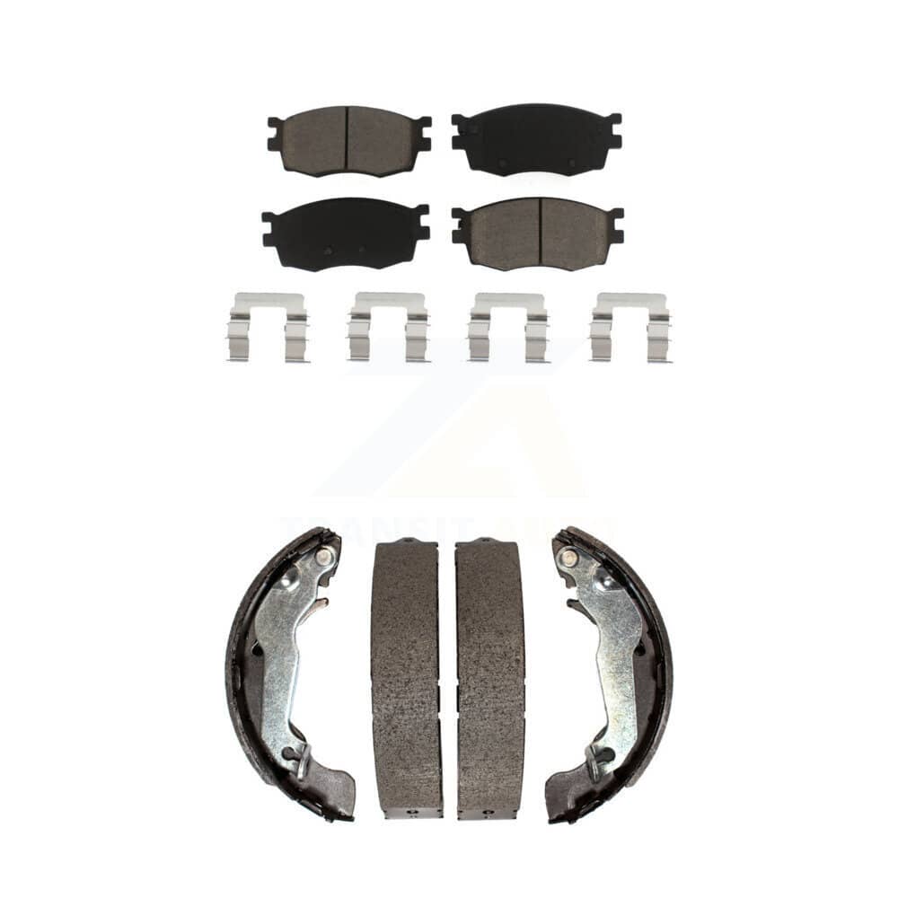 Transit Auto - KCN-100417 - Front and Rear Disc Brake Pad Kits