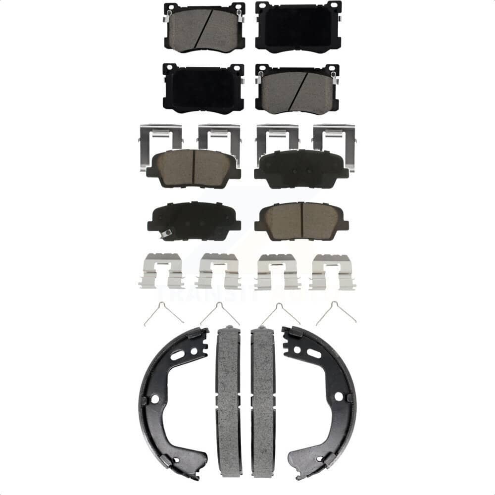 Transit Auto - KCN-100832 - Front and Rear Disc Brake Pad Kits
