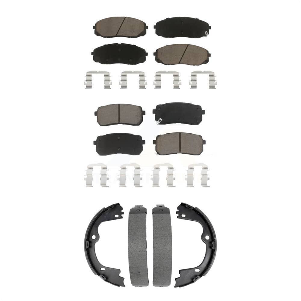 Transit Auto - KCN-100835 - Front and Rear Disc Brake Pad Kits