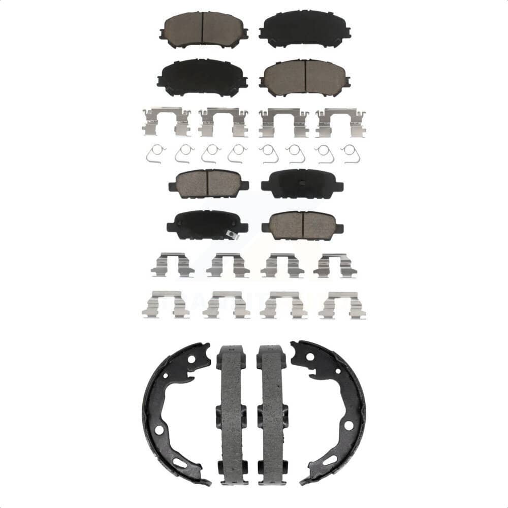 Transit Auto - KCN-100844 - Front and Rear Disc Brake Pad Kits