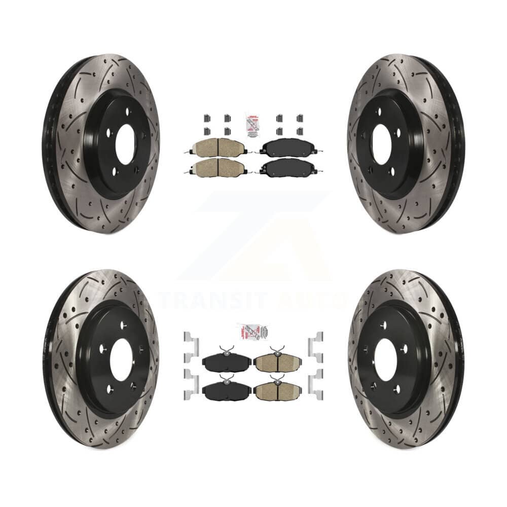 Transit Auto - KDA-101458 - Front and Rear Disc Brake Kits