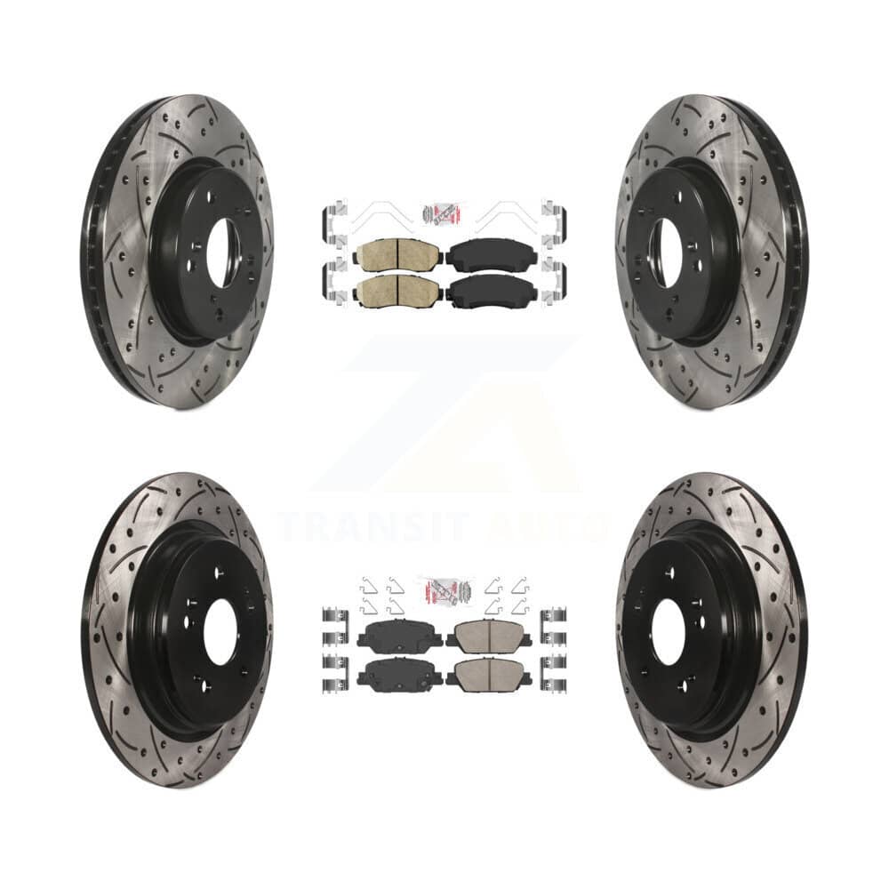 Transit Auto - KDA-101534 - Front and Rear Disc Brake Kits