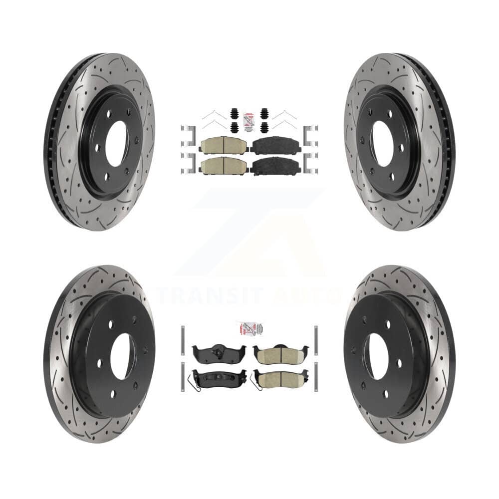 Transit Auto - KDA-101625 - Front and Rear Disc Brake Kits