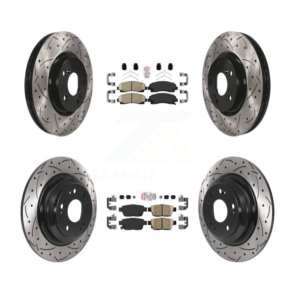 Transit Auto - KDA-101713 - Front and Rear Disc Brake Kits
