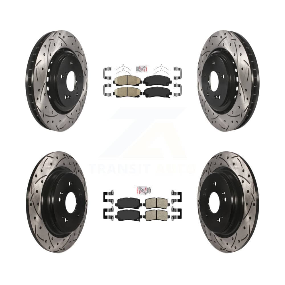 Transit Auto - KDA-101718 - Front and Rear Disc Brake Kits