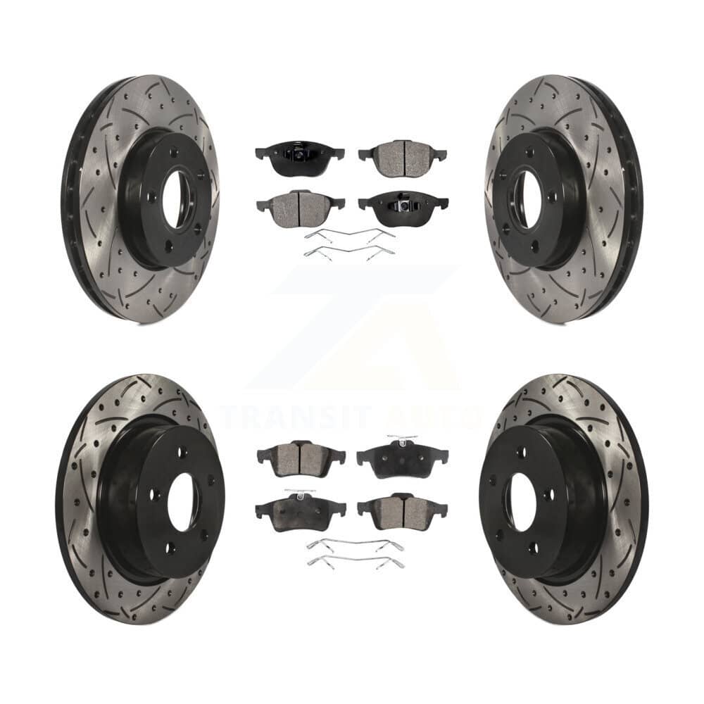 Transit Auto - KDF-100230 - Front and Rear Disc Brake Kits