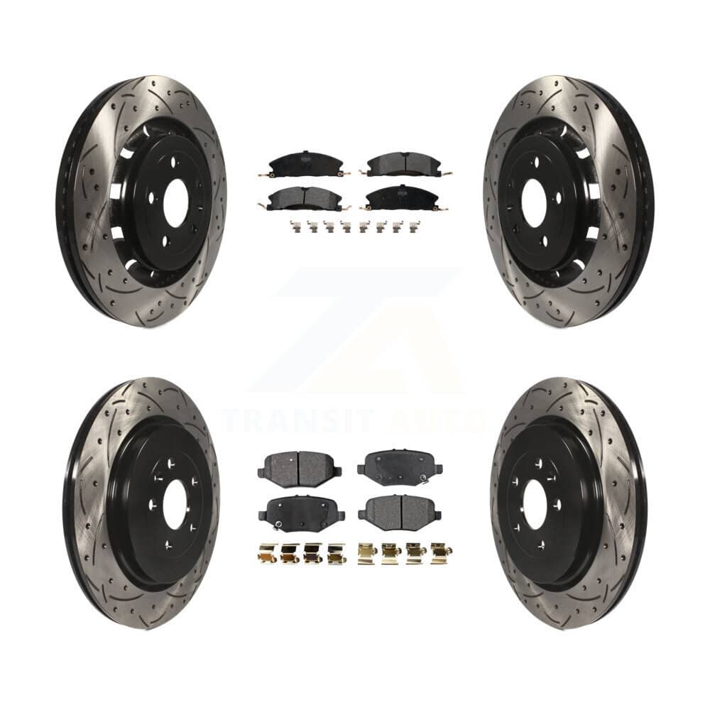 Transit Auto - KDF-100233 - Front and Rear Disc Brake Kits