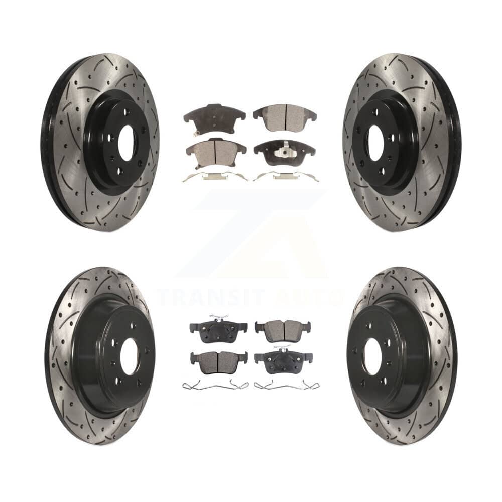 Transit Auto - KDF-100235 - Front and Rear Disc Brake Kits