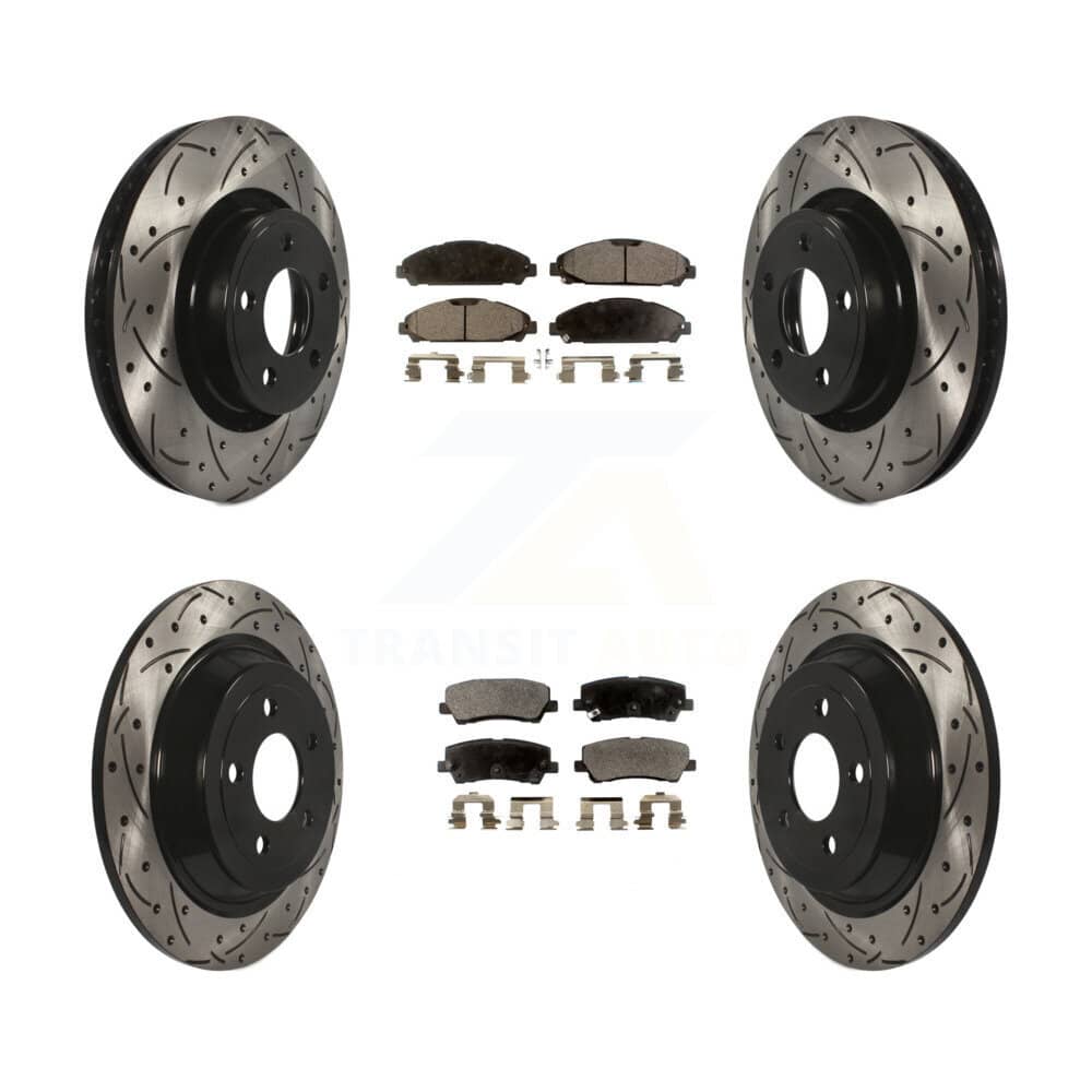 Transit Auto - KDF-100238 - Front and Rear Disc Brake Kits