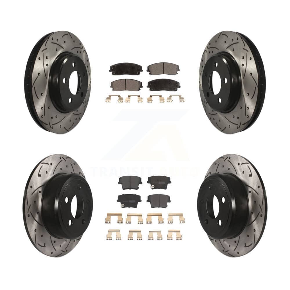 Transit Auto - KDF-100246 - Front and Rear Disc Brake Kits