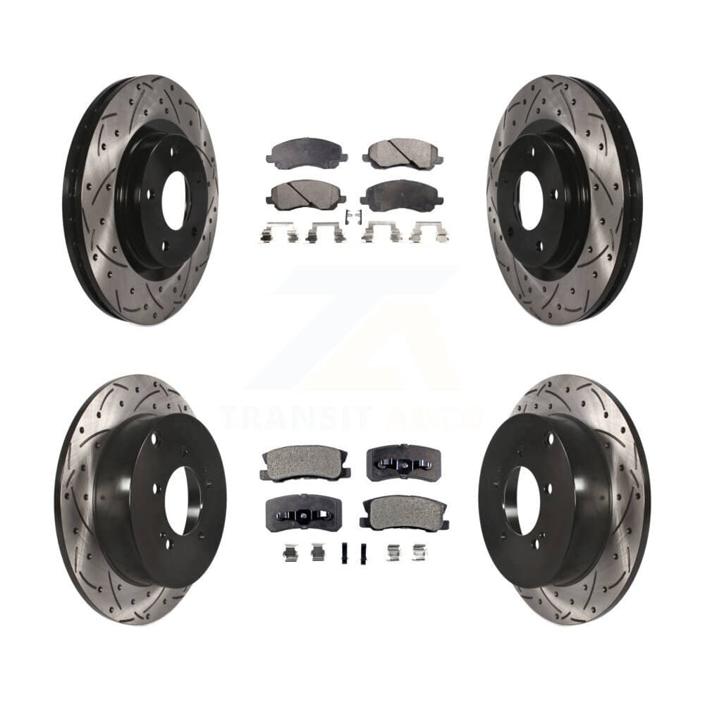 Transit Auto - KDF-100256 - Front and Rear Disc Brake Kits