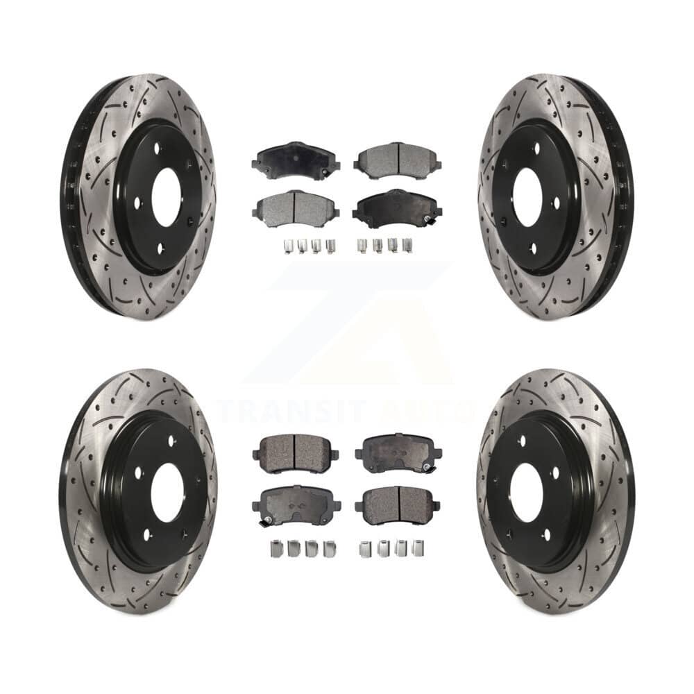 Transit Auto - KDF-100259 - Front and Rear Disc Brake Kits