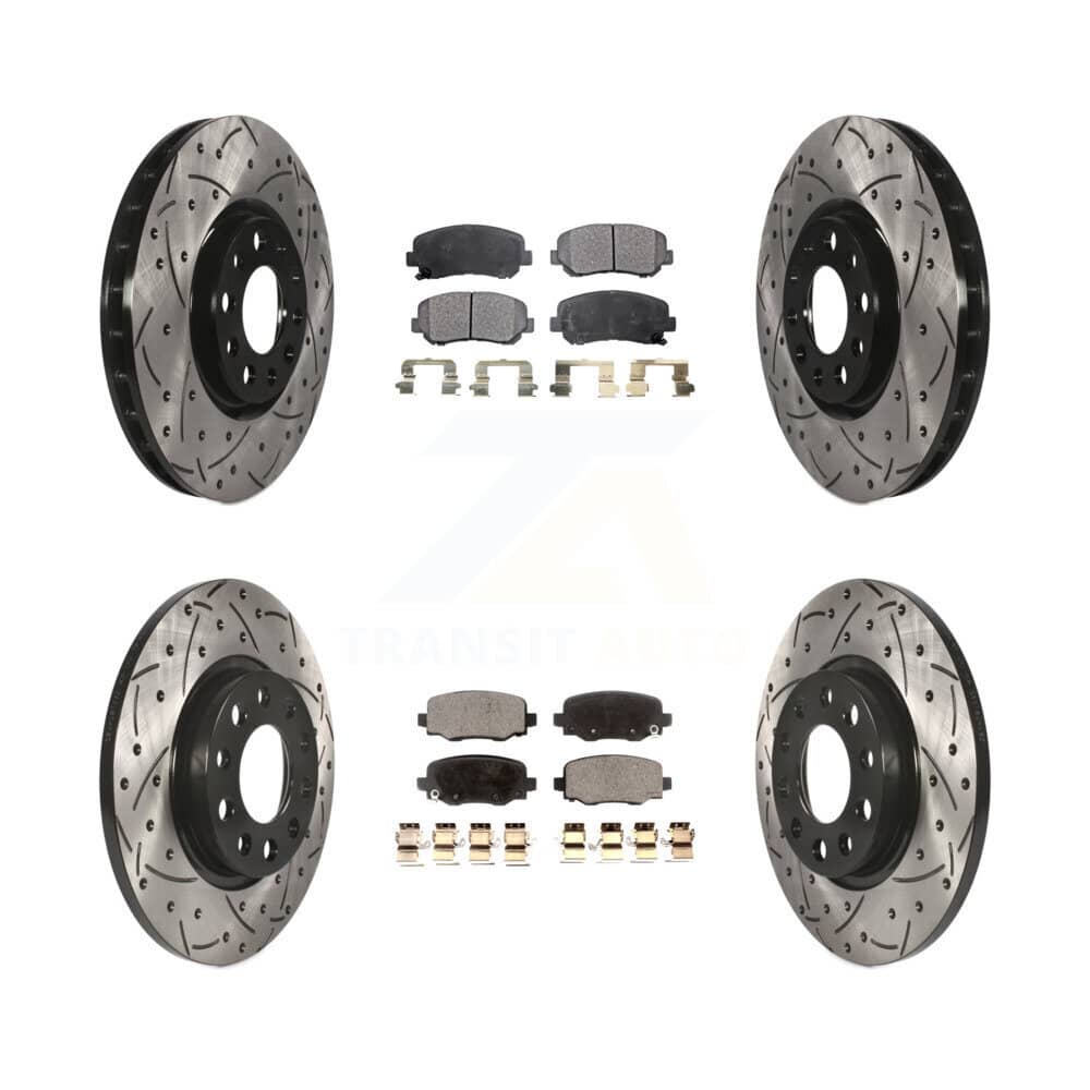 Transit Auto - KDF-100265 - Front and Rear Disc Brake Kits