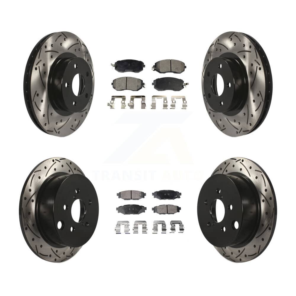 Transit Auto - KDF-100268 - Front and Rear Disc Brake Kits