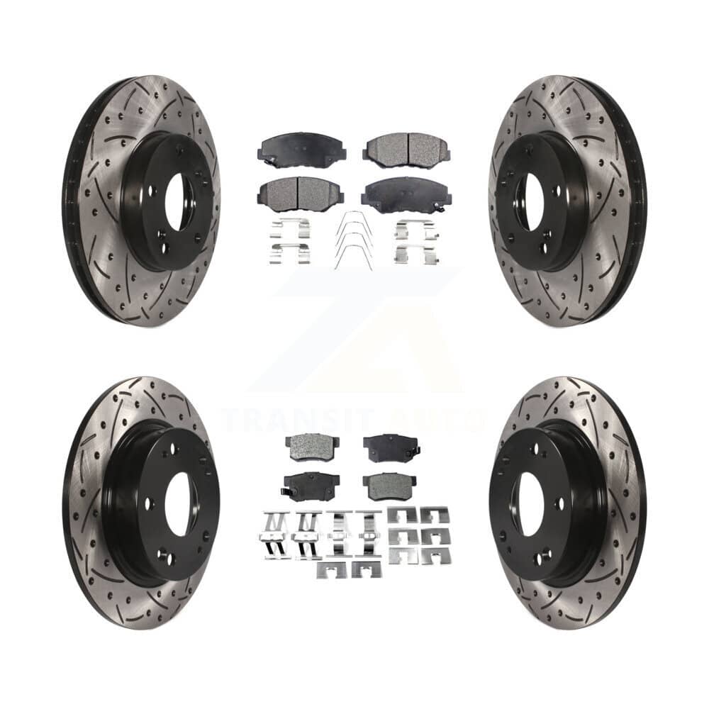 Transit Auto - KDF-100272 - Front and Rear Disc Brake Kits